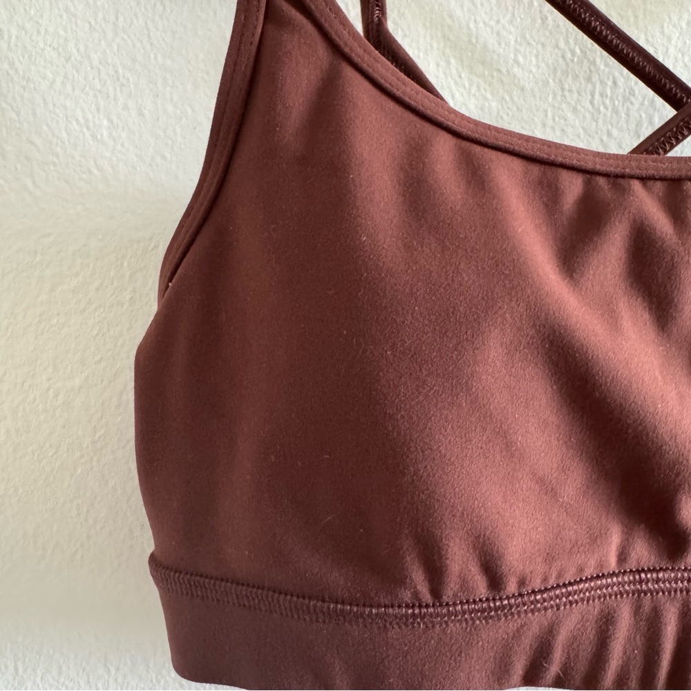 New Vuori Burgundy Mindset Sports Bra VW186 size Small - Picture 3 of 6